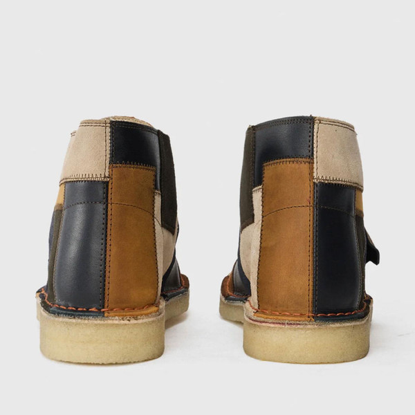 Heels of Clarks Originals Desert Patch Limited Edition 75th Anniversary Boots