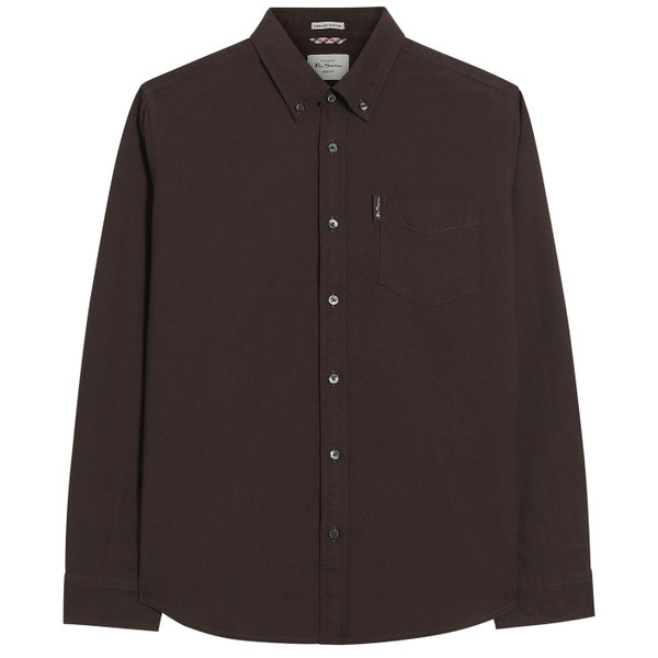 Ben Sherman Button Down Oxford Shirt in Brown 1012490 351