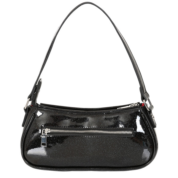 Reverse of Banned Apparel Starlit Shimmer Retro 50s Handbag in Black BG34537