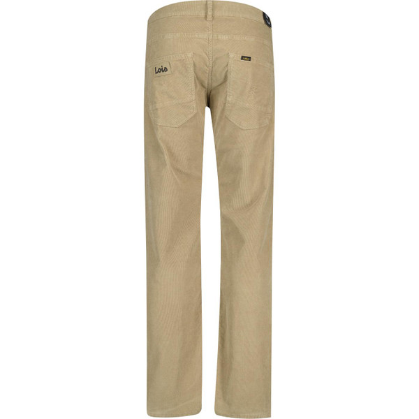 lois mens sierra mod casuals needle cord trousers dark sand