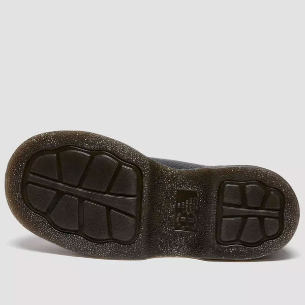 Hardwearing sole on Dr Martens Women's Buzz 8-Eye Milled Nappa Leather Boots in Black