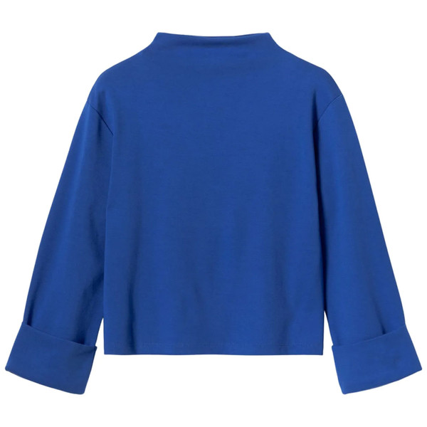 Reverse of Mademoiselle Yeye Mod 60s Shift Top in Royal Blue