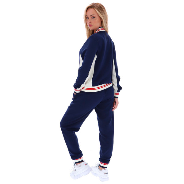 Full tracksuit for Fila Vintage Silvana Women's Settanta Track Top Jacket in Navy FW25WC011 410