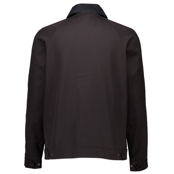 Reverse of Lyle & Scott Archive Tartan Lined Hunting Jacket in Black