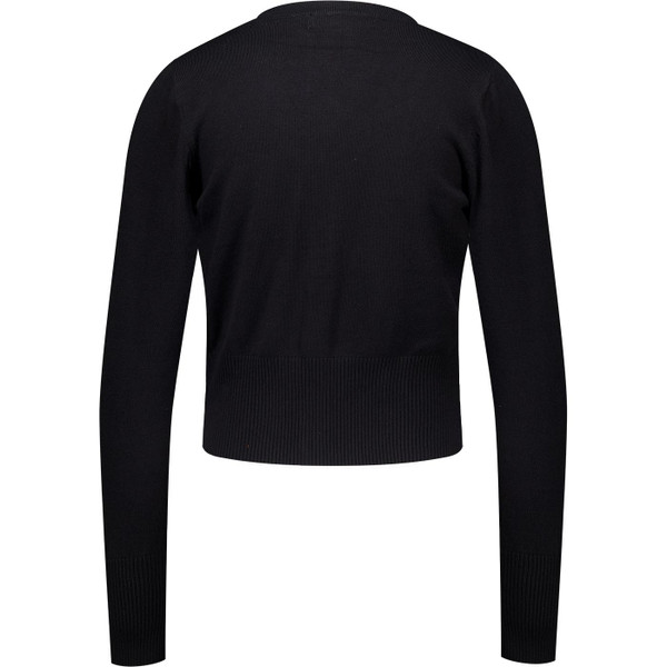 banned apparel womens nara forest friends autumnal embroidery retro 50s fitted cardigan black