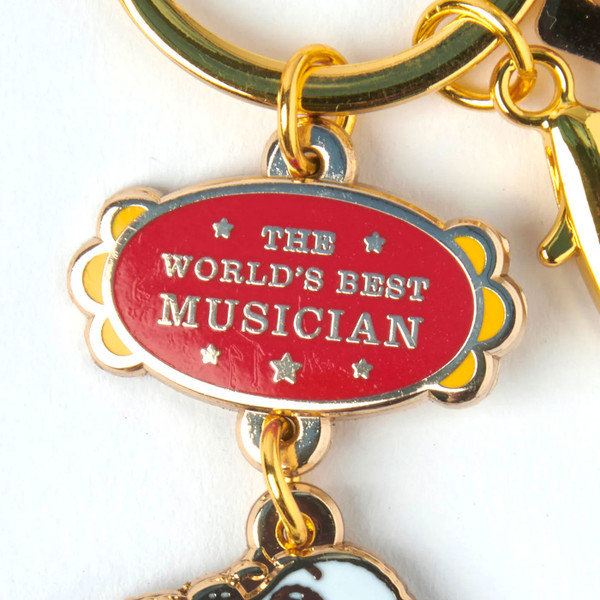 Worlds Best Musician Magpie x Snoopy Keyring