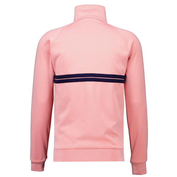 Sergio Tacchini New Dallas Retro 80s Track Jacket in Quartz Pink pictured from back