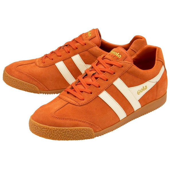Gola Classics Harrier Suede Men's Retro 90s Indie Trainers in Moody Orange Gola Classics Harrier Suede Men's Retro 90s Indie Trainers in Moody Orange