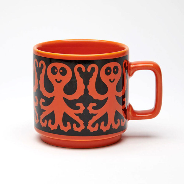 Magpie x Hornsea Mug Octopus in Orange