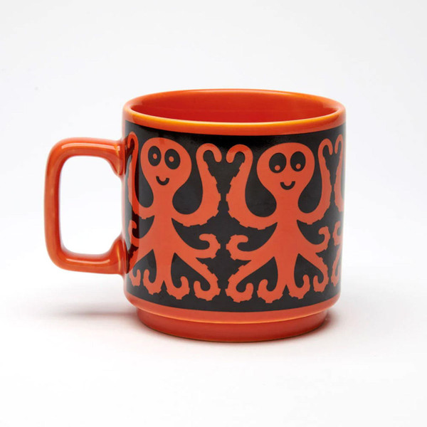 Magpie x Hornsea Mug Octopus in Orange