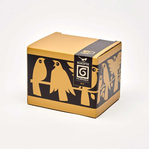 Magpie x Hornsea Retro 1960s Bird Mug in Chartreuse MA1479