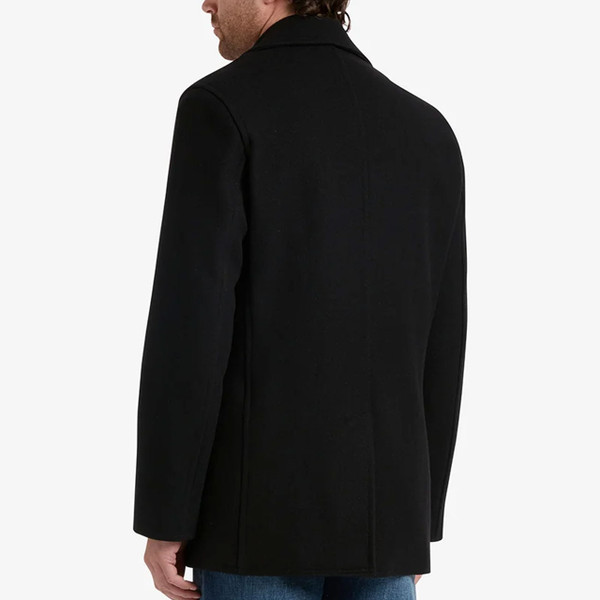 Gloverall Churchill Made in England Reefer Peacoat in Black