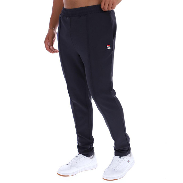 Fila Vintage Molveno Retro men's Track Pants in Charcoal pictured on model