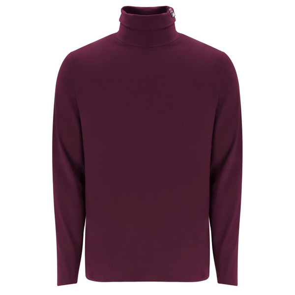 Fila Vintage Men's Casuals 19th Roll Neck Top in Fig front picture taken on mannequin