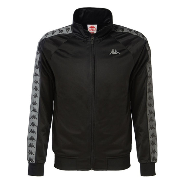 kappa joseph 222 banda reflective track jacket black