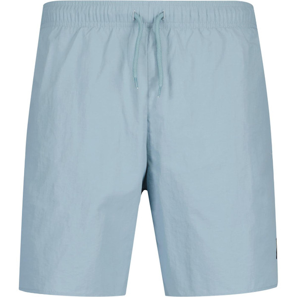 lyle and scott mens classic plain drawstring swim shorts slate blue