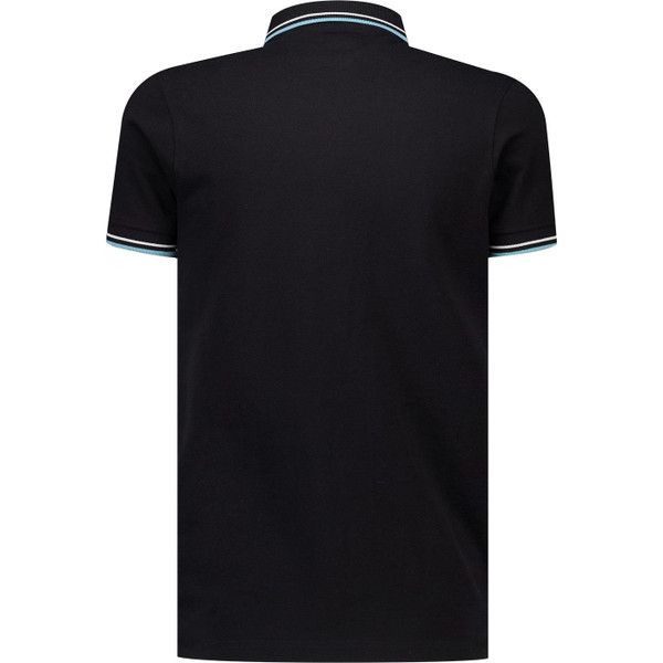 lambretta mens retro vertical racing stripe twin tipped pique polo tshirt black lambretta mens retro vertical racing stripe twin tipped pique polo tshirt black