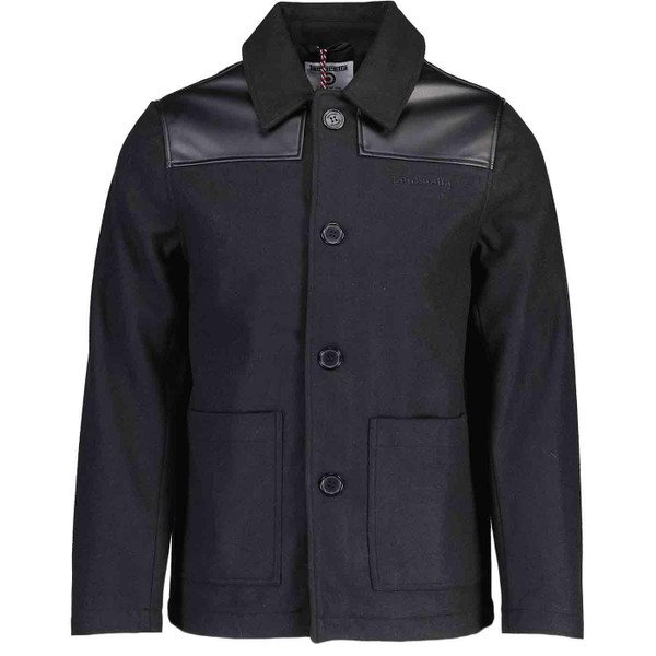 Lambretta Mod Revival Donkey Jacket in Black LAMB1005