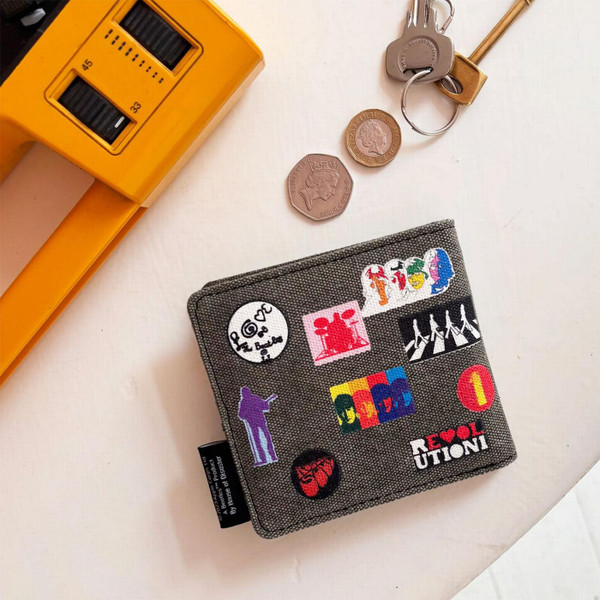 The Beatles Abbey Road Patch Wallet - House of Disaster - Retro Gifts and Accessories - Lifestyle Back View