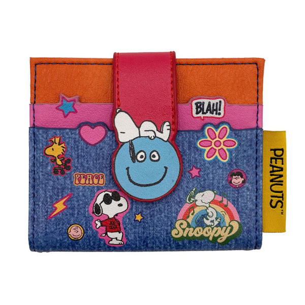 Peanuts Snoopy Patch Foldover Wallet by House of Disaster - Retro Gifts