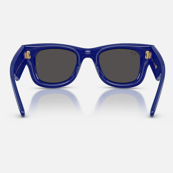 Ray-Ban ASAP Rocky Retro 80s Wayfarer Puffer Sunglasses in Blue - Back View