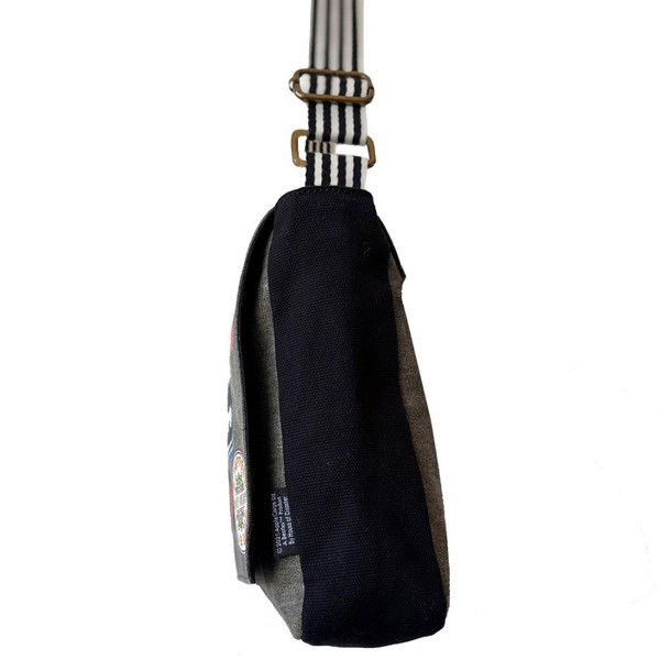 The Beatles Abbey Road Patch Satchel by House of Disaster - Side View