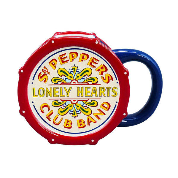 The Beatles Sgt Peppers Drum Shaped Mug by Half Moon Bay MUGSBTS03
