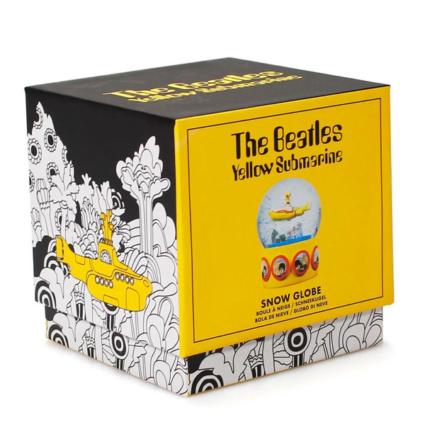 The Beatles Yellow Submarine Retro Snow Globe in Box by Half Moon Bay SGBTS03