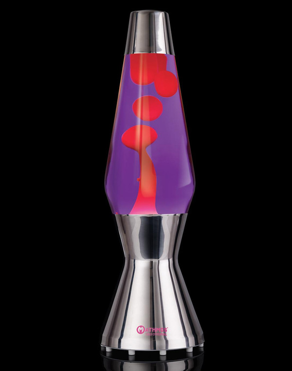 Mathmos Astro Lava Lamp Violet Purple Red 60s Mod