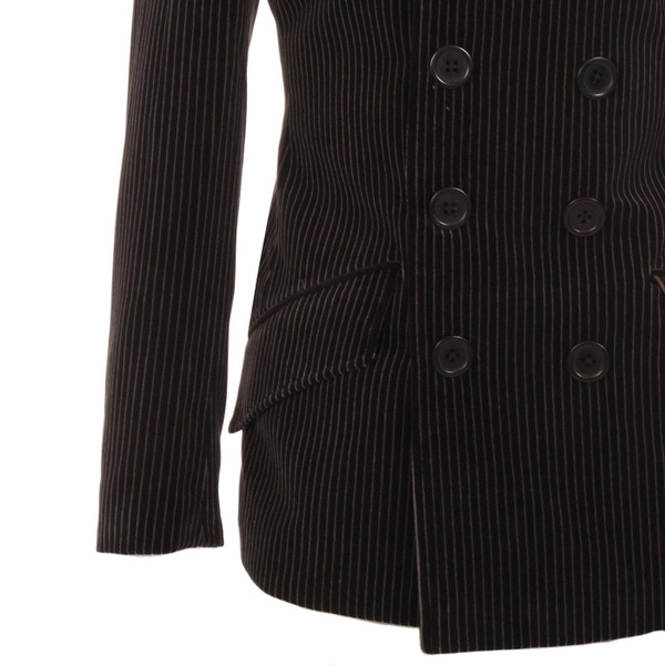 Madcap England Rare Breed Men's 1960s Mod Velvet Pinstripe Double Breasted Jacket