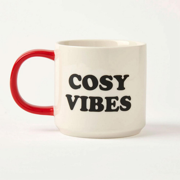 Magpie x Peanuts Snoopy Cosy Vibes Boxed Mug - Retro Giftware - Back View