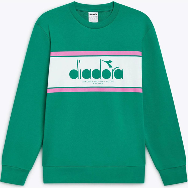 Diadora 80s Logo Sweatshirt in Green 502.181446 70482