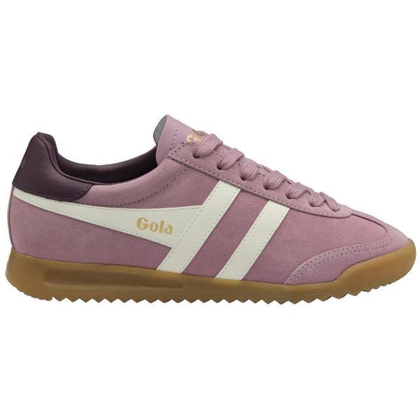 Gola Classics Torpedo Women's Retro Trainers in Candy and Off White CLB761KI Side View