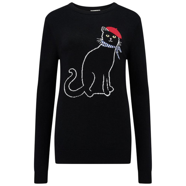 Sugarhill Brighton French Kitty Rita Jumper in Black
