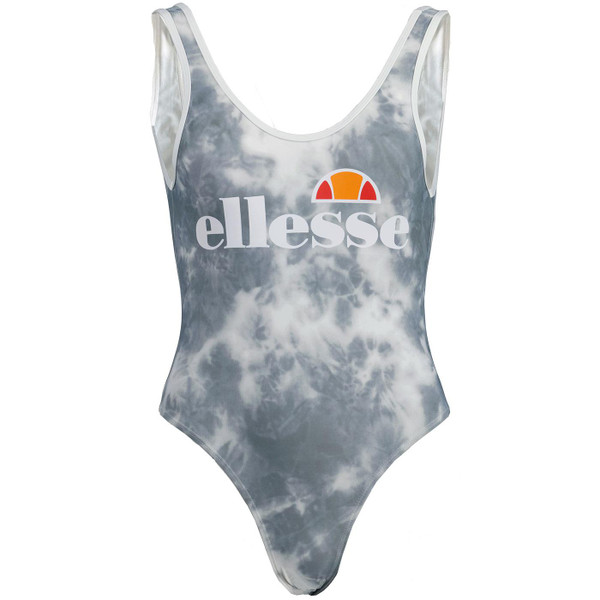Ellesse Lilly Retro Tie Dye Swimsuit in Grey