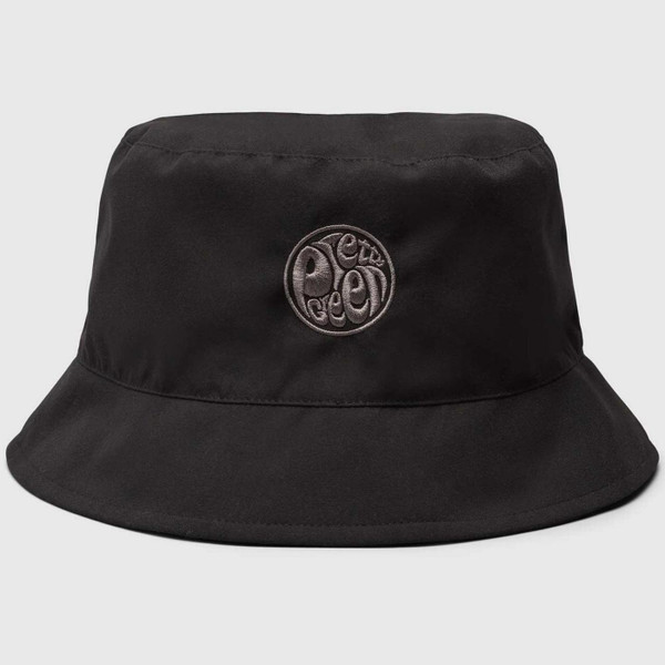 Pretty Green Resonance Water Reactive Paisley Bucket Hat in Black - Main View Plain Colour