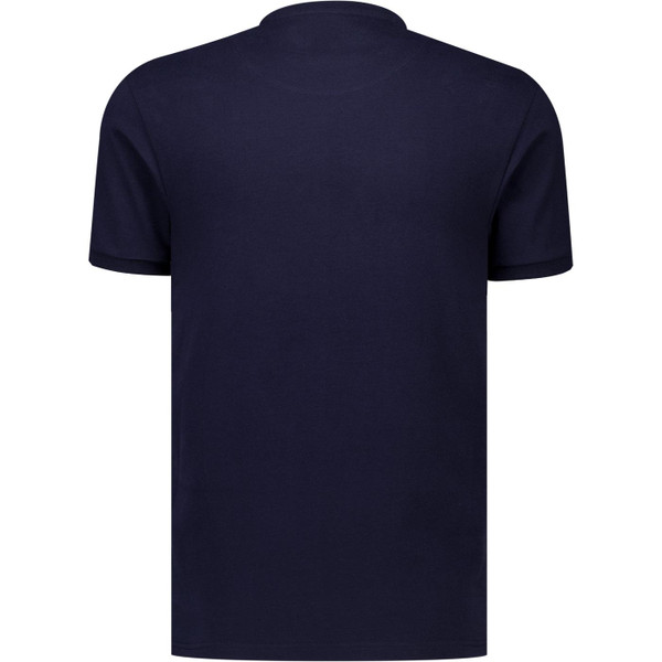 Trojan Clothing Mens Trojan Applique Jacquard Helmet Logo T-Shirt in Navy
