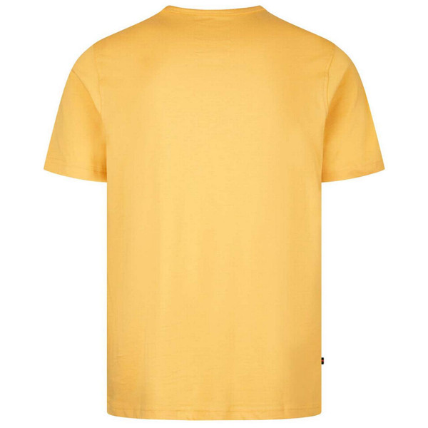 Luke Traff 1000 Men's Retro Crew Neck T-shirt in Amber - Back View