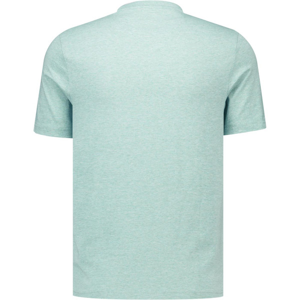 Farah Vintage Mens Danny Marl Organic Cotton Crew Neck Green T-shirt in Mist Green