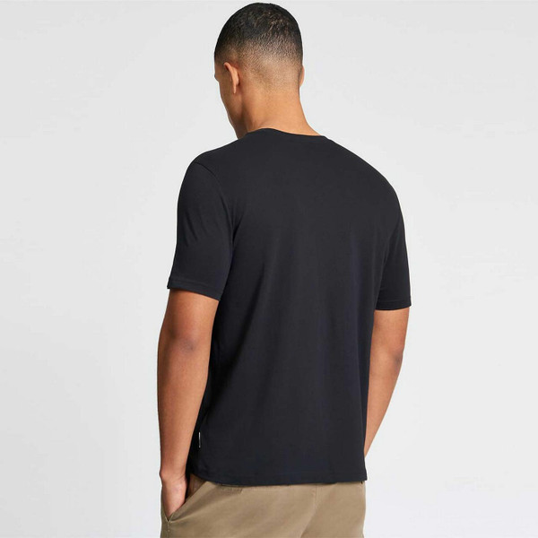 Model Wearing Ben Sherman Speed Mod Scooter Graphic Print Speedometer T-shirt - Back View