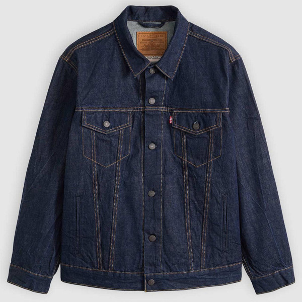 Levi's Type 3 relaxed Denim Trucker Jacket in Wash It Out Rinse Blue - Men's Denim Jackets - Main View