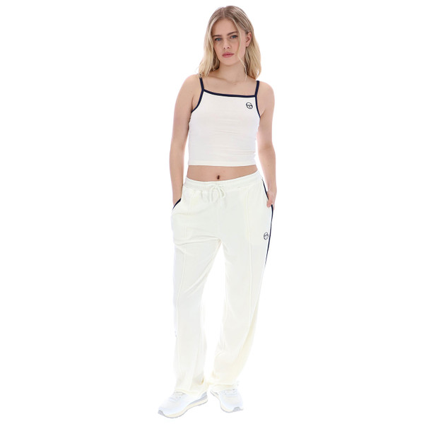 Women wearing Sergio Tacchini Women's Flora Cami Spaghetti Strap Top with matching pants
