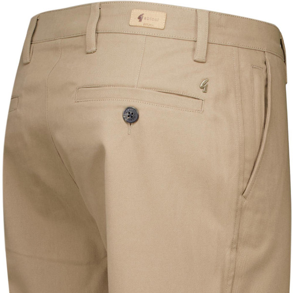 Gabicci Vintage Mens Curtis Plain Chino Trousers Camel
