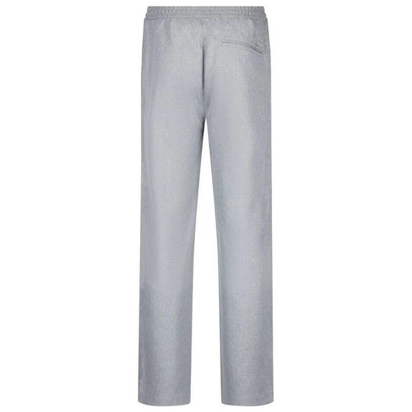 Luke 1977 Boas Men's Smart Woven Trousers in Mid Marl Grey - Back View