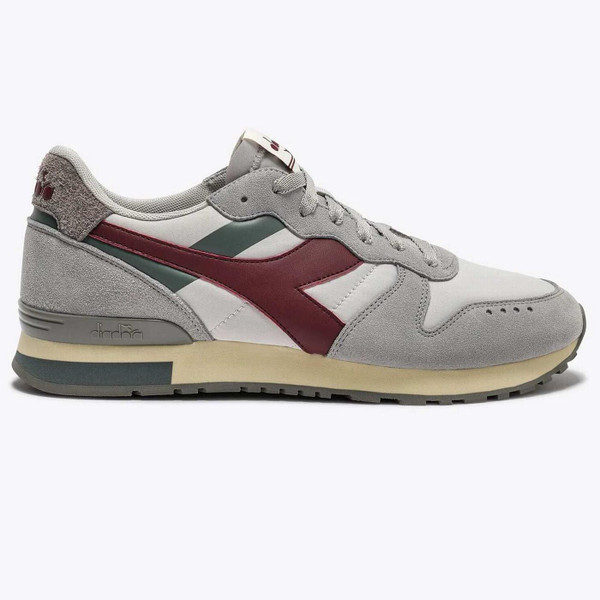 Diadora Camaro M2 Smooth Men's Retro 80s Suede Trainers in High Rise - Main View