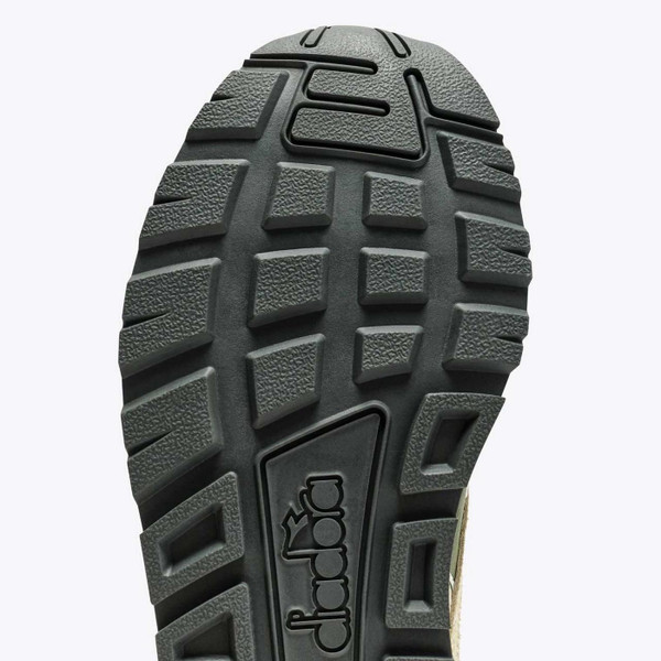 Diadora N.92 Advance Men's Retro 80s Running Trainers in Pesto - Outsole