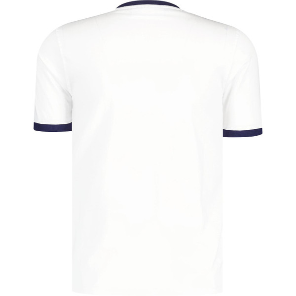 fila vintage mens marconi retro 70s ringer neck tshirt white fila navy