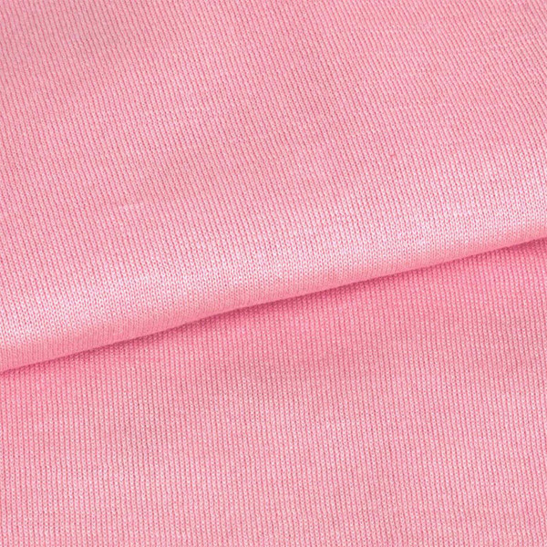 John Smedley Lorca Made in England Luxury Sea Island Cotton Knitted T-shirt in Glass Pink - Fabric Swatch