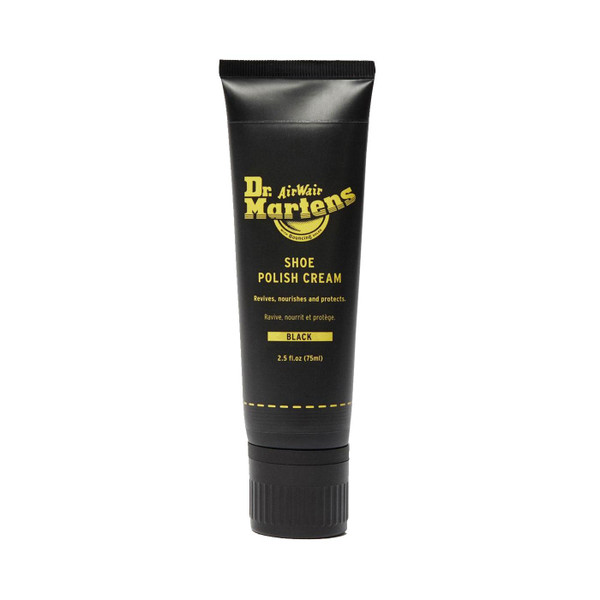 Dr Martens leather shoe care polish cream black