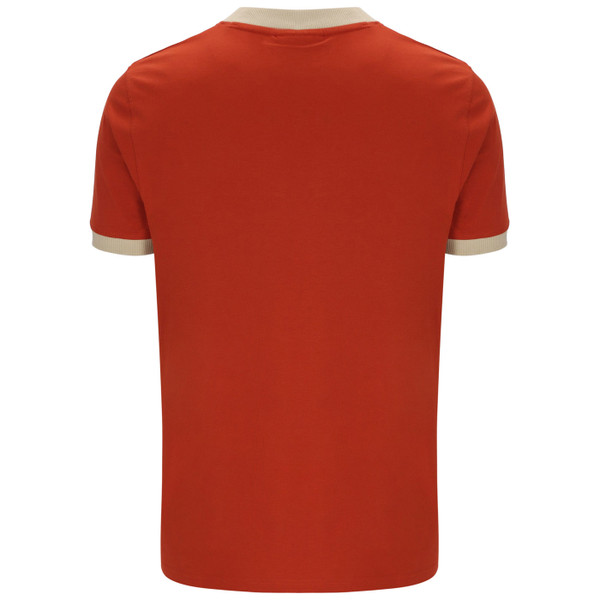 Back of Sergio Tacchini Retro 80s Supermac John McEnroe T-Shirt in Orange